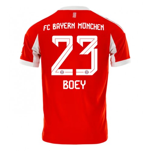 Lacne Muži Futbalové dres Bayern Munich Sacha Boey #23 2025-26 Krátky Rukáv - Domáci